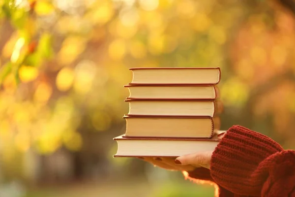 Books for the fall.Autumn book reading