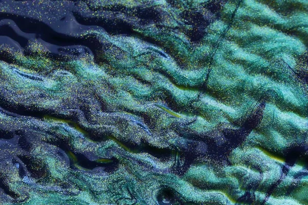 Aqua Menthe Vague Texture Fond Paillettes Turquoise — Photo