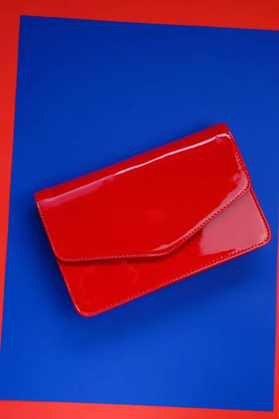 Red handbag. clutch. Women leather handbag.Fashion accessory