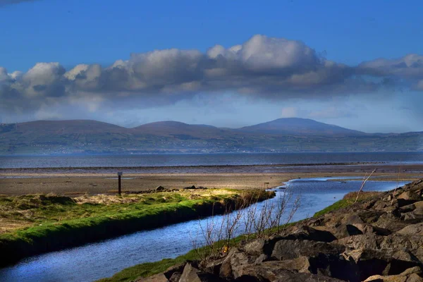 Lough Foyle Och Donegal Kullar — Stockfoto