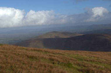 Sawell Dağı Derry Kuzey İrlanda 'dan Binevinagh' a bakın