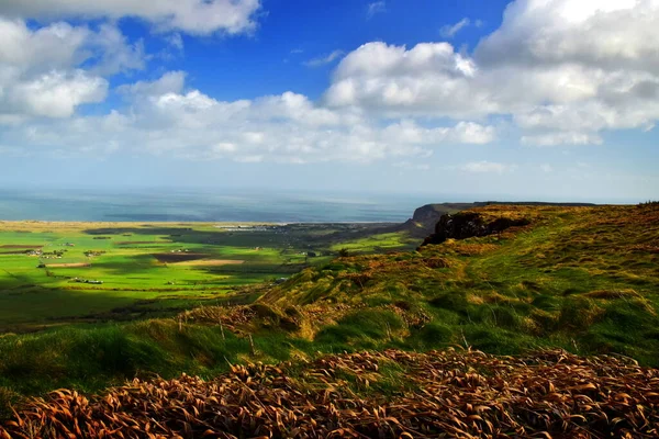 Blick Entlang Der Klippen Des Binevinagh Berges Derry Nordirland — Stockfoto