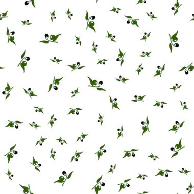 Zeytin dallarıyla kusursuz desen