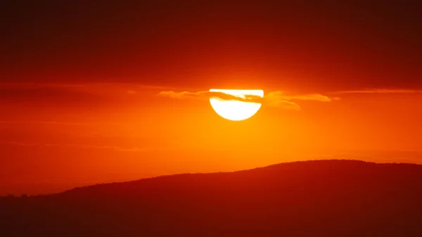 Beautiful Sunset Sky Clouds Dramatic Light — Stock Photo, Image