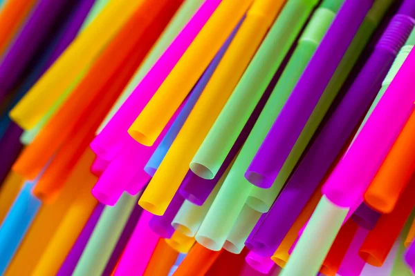 Birçok Renkli Pipet Arkaplanına Yakın — Stok fotoğraf
