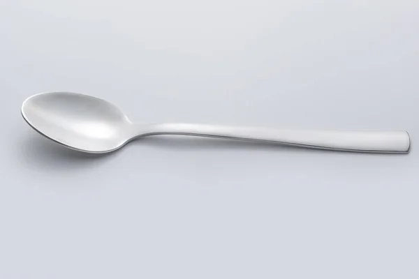 Teaspoon White Background — Stock Photo, Image