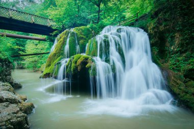 Romanya 'daki en güzel şelalelerden biri olan Bigar Şelalesi..