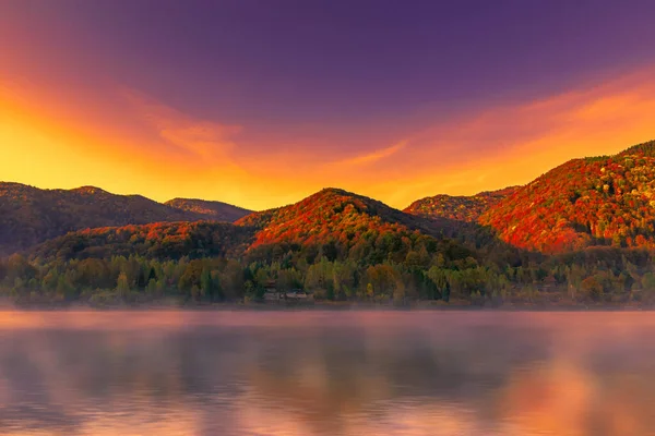 Mountain Autumn Landscape Colorful Forest — Stock Photo, Image