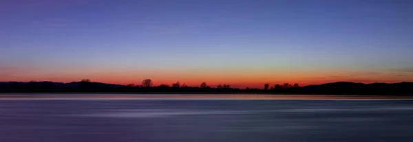 Zonsopgang Hemel Boven Het Water — Stockfoto