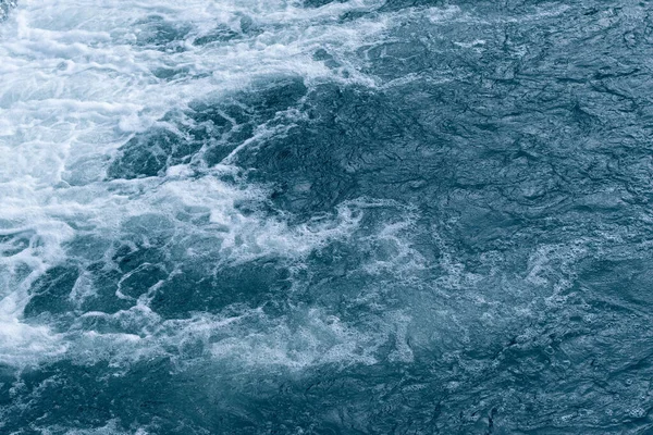 Kék Türkiz Víz Szabálytalan Hullámszerkezettel — Stock Fotó