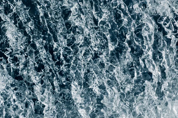 Blauw Turkoois Water Met Onregelmatige Golfstructuur — Stockfoto