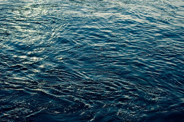 Água Azul Turquesa Com Estrutura Onda Irregular — Fotografia de Stock