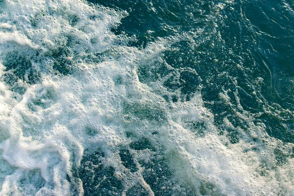 Água Azul Turquesa Com Estrutura Onda Irregular — Fotografia de Stock