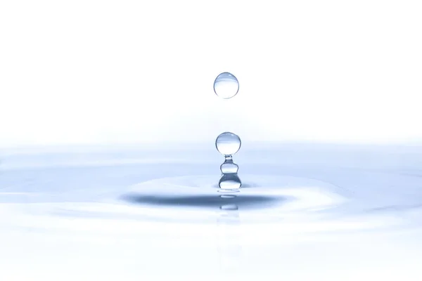 Kapka Vody Vodní Pozadí — Stock fotografie