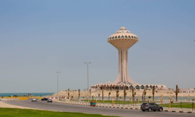 Dammam. KSA, Suudi Arabistan Görünümü Dammam, Dammam, Suudi Arabistan dammam kulesinde