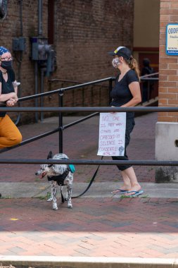 Bloomington, Indiana, ABD 'de Siyahların Yaşamı Önemli Protesto. 5 Haziran 2020