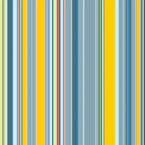 Seamless Pattern Parallel Vertical Stripes Shades Blue Gray Yellow Great — Stock Vector