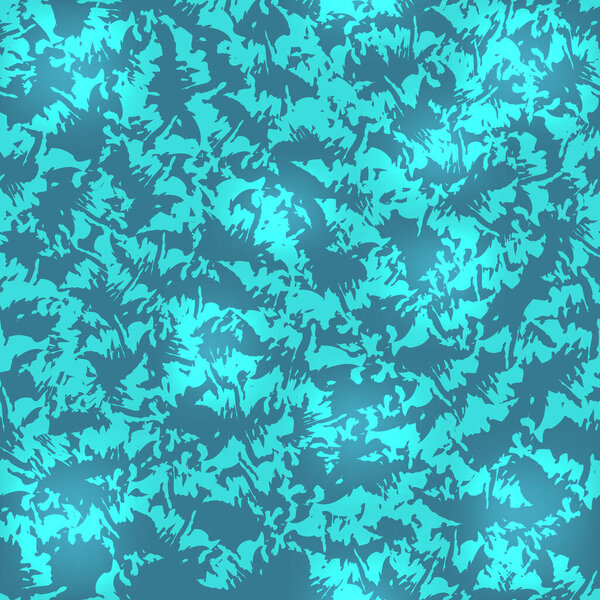 Seamless pattern in turquoise colors, twisted and dyed fabric, degrade. Great for decorating fabrics, textiles, gift wrapping design, any printed materials, advertising, or other design.