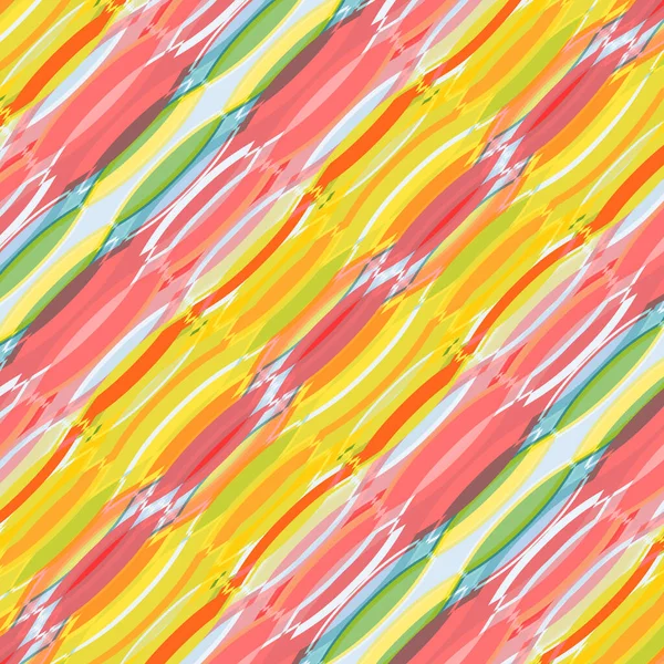 明亮的抽象背景 对角线马赛克从波浪形条纹粉红色古董 黄绿色的颜色 你的任何一个大胆的广告项目的时尚和迷人的装饰 — 图库矢量图片