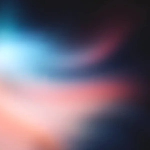 Abstrakter Digitaler Hintergrund Hellblaue Und Korallenfarbene Lichtblitze Verschwommen Bewegung Dunkelschwarzer — Stockvektor