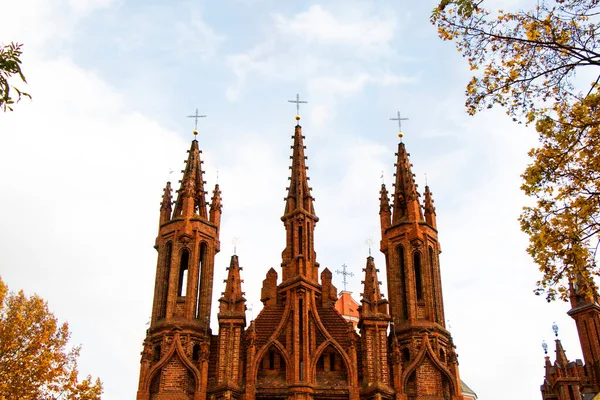 Anne Church Roman Catholic Church Vilnius Old Town Right Bank — Stock Photo, Image