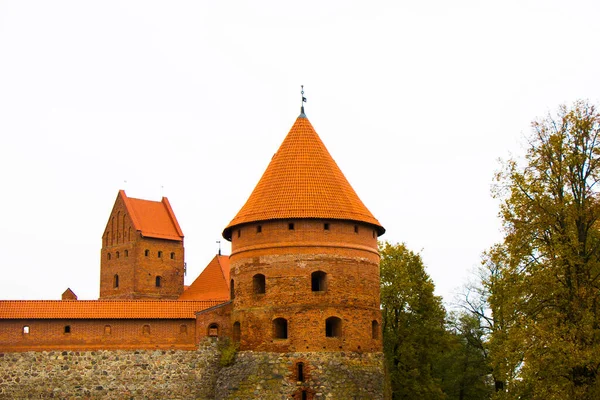 Castillo Trakai Lugares Interés Famosos Viajes —  Fotos de Stock