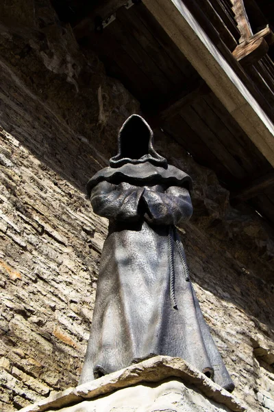 Los Monjes Del Jardín Danés Escultura Estatua Tallin Jardín Del — Foto de Stock