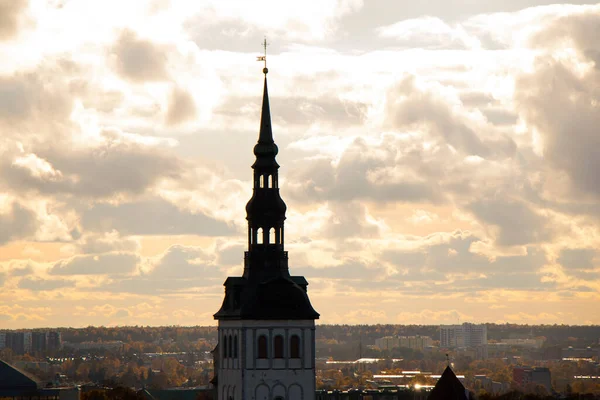 Stadsutsikt Och Stadsbild Bygga Tak Arkitektur Och Historia Landmärken Måste — Stockfoto