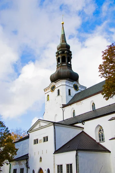 Tallinn Estonia October 2017 Building Old Town Famous Landmarks Stock Image