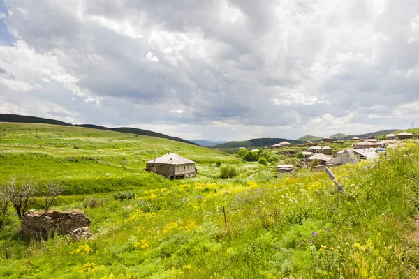 Incroyable Beau Paysage Chaîne Montagnes Pic Colline Géorgie — Photo