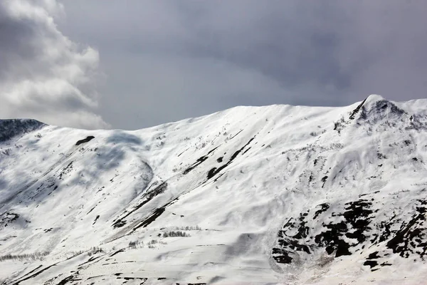 Bergslandskap Och Vacker Utsikt Khazbegi Georgien — Stockfoto