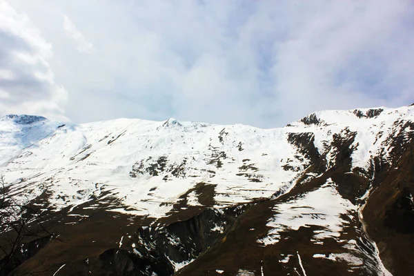Paysage Montagne Belle Vue Khazbegi Géorgie — Photo