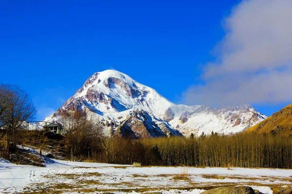 Paysage Montagne Mkhinvarthveri Belle Vue Khazbegi Géorgie — Photo