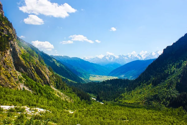Krajobraz Górski Piękny Widok Gruzji — Zdjęcie stockowe
