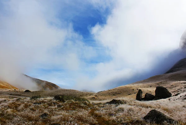 Bergslandskap Och Vacker Utsikt Georgien — Stockfoto