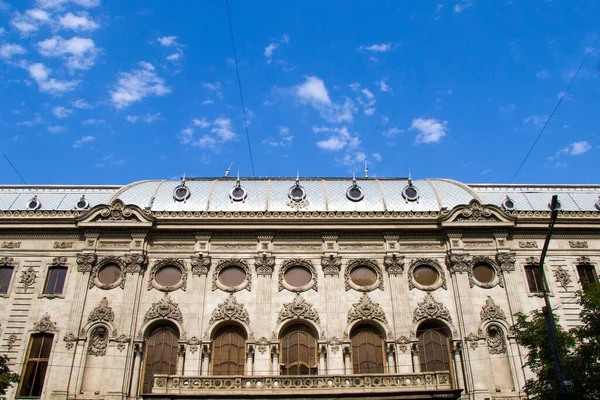 Edifício Antigo Teatro Rustaveli Centro Cidade Cidade Velha Tbilisi Geórgia — Fotografia de Stock