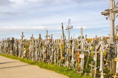 Haçlar tepesi, Litvanya 'daki tepenin üzerinde büyük bir haç grubu, ünlü bir simge, yeri ve simgeyi ziyaret etmeli..