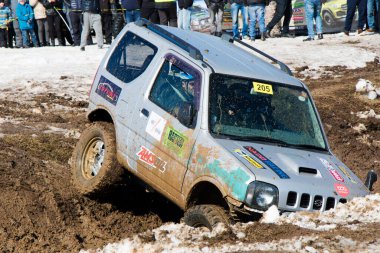Off-road festivali, yarışma ve şampiyonluk Bakuriani, Georgia 'da