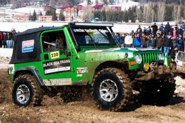 Off-road festivali, yarışma ve şampiyonluk Bakuriani, Georgia 'da