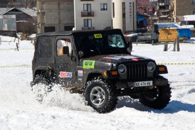 Off-road festivali, yarışma ve şampiyonluk Bakuriani, Georgia 'da