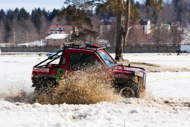 Off-road festivali, yarışma ve şampiyonluk Bakuriani, Georgia 'da