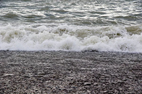Γεωργιανά Κύματα Της Μαύρης Θάλασσας Και Τοπίο Θαλάσσιο Τοπίο — Φωτογραφία Αρχείου