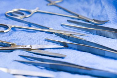 İnceleme kiti - Anatomi, Biyoloji, Veterinerlik öğrencileri için kaliteli paslanmaz çelik aletler, Neşter Bıçaklı Deniz Biyolojisi Kurbağaları parçalamak için de dahil. Cerrahi aletler.