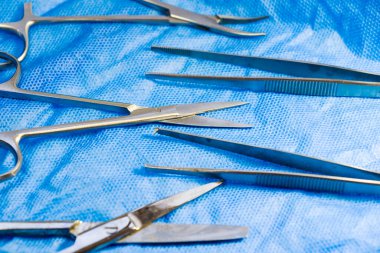 İnceleme kiti - Anatomi, Biyoloji, Veterinerlik öğrencileri için kaliteli paslanmaz çelik aletler, Neşter Bıçaklı Deniz Biyolojisi Kurbağaları parçalamak için de dahil. Cerrahi aletler.