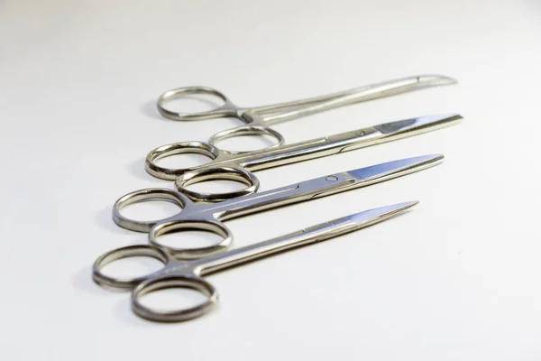 Disszekciós Készlet Premium Quality Stainless Steel Tools Medical Students Anatomy — Stock Fotó