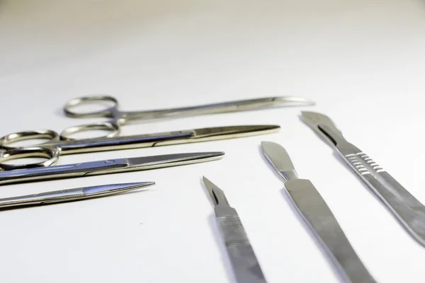 Trousse Dissection Outils Acier Inoxydable Première Qualité Pour Les Étudiants — Photo