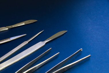 İnceleme kiti - Anatomi, Biyoloji, Veteriner, Neşter Bıçaklı Deniz Biyolojisi Öğrencileri için Kaliteli Paslanmaz Çelik Aletler