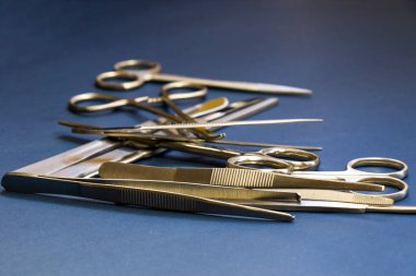 İnceleme kiti - Anatomi, Biyoloji, Veteriner, Neşter Bıçaklı Deniz Biyolojisi Öğrencileri için Kaliteli Paslanmaz Çelik Aletler