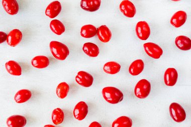 Cornus ve Dogberry 'nin yakın çekimi, yemek fotoğrafçılığı