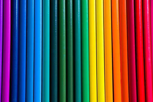 Цветные Разноцветные Карандаши Фон Обои — стоковое фото